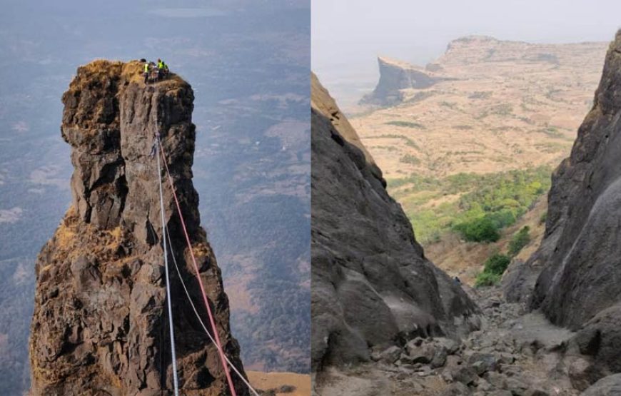 Jivdhan Vanarlingi 450ft Valley Crossing & 1200ft Rappelling