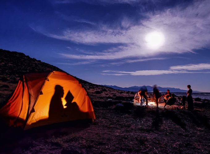 Secret Lakeside Camping